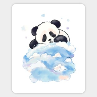 Sleepy Panda Sticker